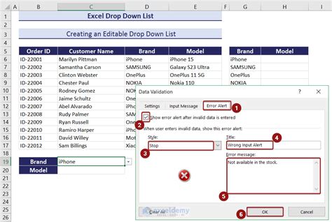 Excel Drop Down Lists Create Edit Remove Filter Protect Exceldemy