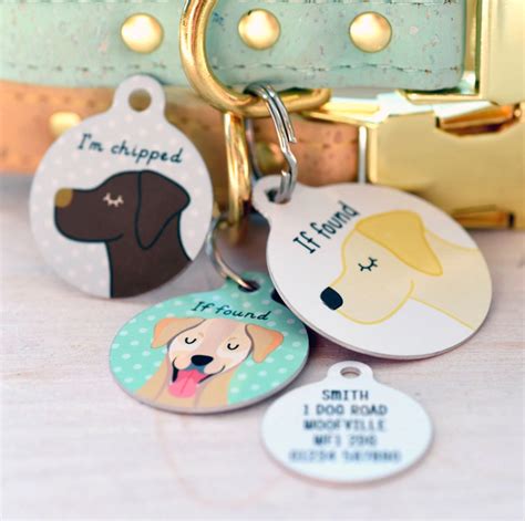 Etiquetas Personalizadas Para Perros Gatos Cachorros Mascotas