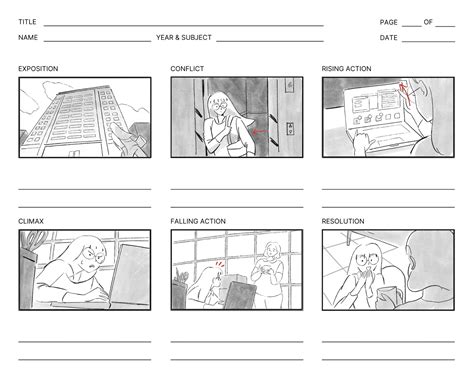 Rapid Storyboard Powerpoint Storyboard Templates StoryBoard Template