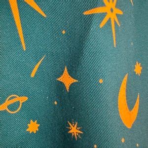 Celestial Babe Cropped Jacket Lightweight Retro Sun Moon Stars Planets Whimsical Aesthetic S