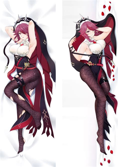 Genshin Impact Rosaria Dakimakura Anime Hugging Body Pillow Etsy