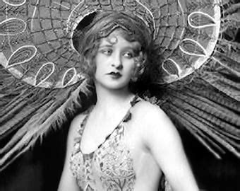 Ziegfeld Follies Myrna Darby Monochrome Photo Print 03 A4 Etsy