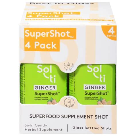 Sol Ti Living Beverage Ginger Supershot Publix Super Markets