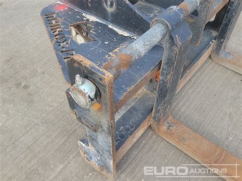 2022 Rhinox Pallet Forks 45mm Pin To Suit 4 6 Ton Excavator Leeds