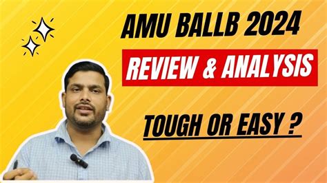 Amu Ballb Paper Analysis Amu Ballb Youtube