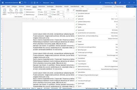 N Tzliche Statusleisten Funktionen In Word Pctipp Ch