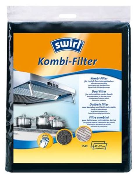 Swirl Kombi Filter Dunstabzugshaube Ersatzteile Zubehör