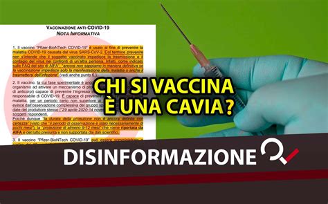 Il Falso Modulo Del Consenso Informato Sul Vaccino Pfizer Open