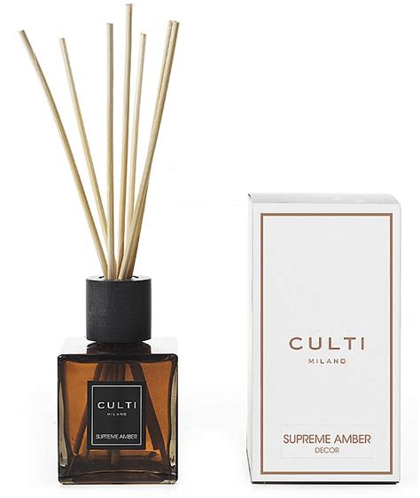 Culti Milano Supreme Amber Ambientador Mikado Con Aroma A Almizcle Y