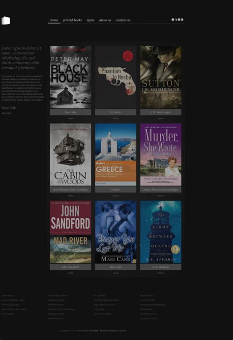 Hot BookStore Templates Cmsgadget Free And Premium Wordpress Themes And Joomla Templates