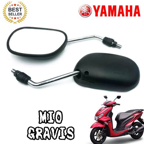 YAMAHA MIO GRAVIS Motorcycle Side Mirror Chrome Stem Stock Genuine