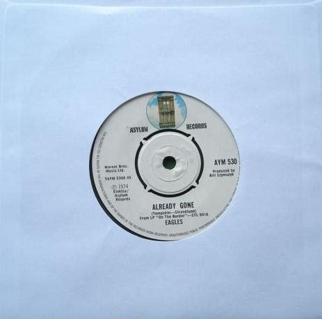 Already Gone / Ol' 55 by Eagles (Single; Asylum; AYM 530): Reviews, Ratings, Credits, Song list ...