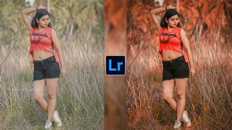 Orange Tone Lightroom Mobile Photo Editing Tutorial Lightroom Photo