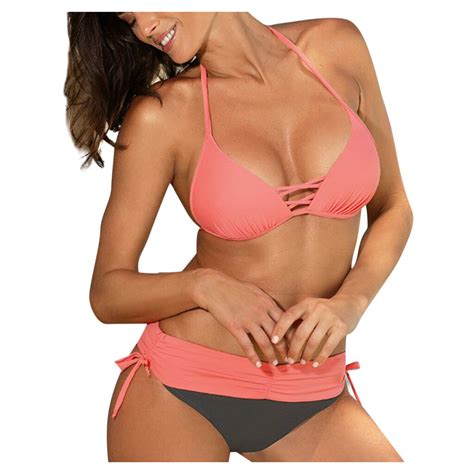 Bikini Bandeau Bandage Para Mujer Conjunto De Bikini Brasile O Con