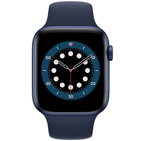 Apple Watch Series 6 Gps Cellular 44mm Blue Aluminium Case With Deep Navy Sport Band M09a3x