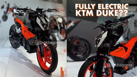 Motor Listrik Ktm E Duke Resmi Mejeng Sport Naked Futuristis Yang Sedang Dikembangkan Man Of
