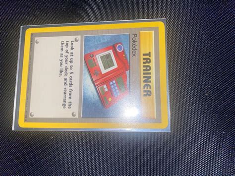 Mavin VERY RARE 1995 96 98 POKEMON POKEDEX TRAINER CARD 87 102 BASE