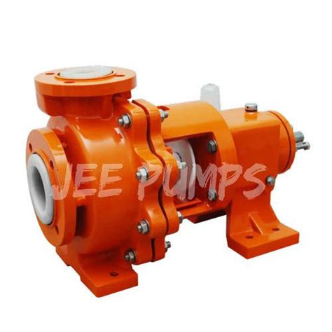 Orange Pvdf Centrifugal Pumps At Best Price In Ahmedabad Jee Pumps