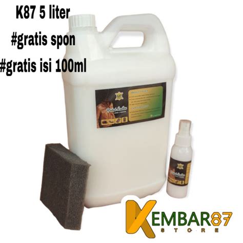 Jual Protek Leather K87 5liter Cair Pembersih Pelembut Perawatan Tas