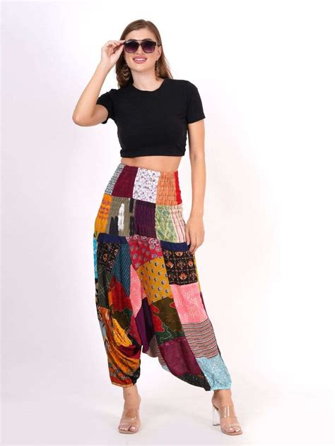 Shop Wholesale Patchwork Harem Pants Patchwork Hippie Pants 55