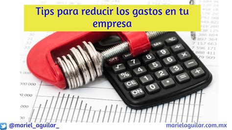 Tips Para Reducir Gastos En Tu Empresa Mariel Aguilar