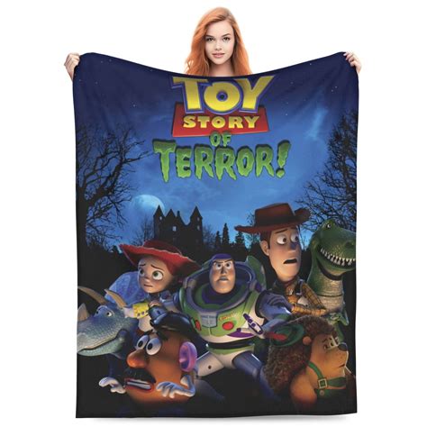 Toy Story Fleece Throw Blanket For Couch Or Bed Plush Cozy Fuzzy