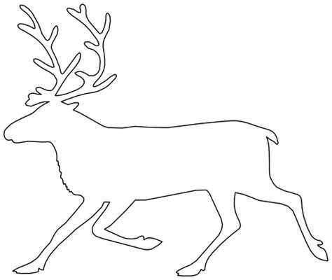 Shape of Reindeer | Free Printable Papercraft Templates