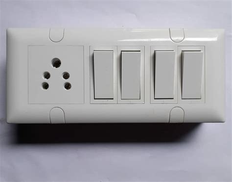 Switch Socket Combined Box Modular SIZE 6M ONLY For Wall Mounted