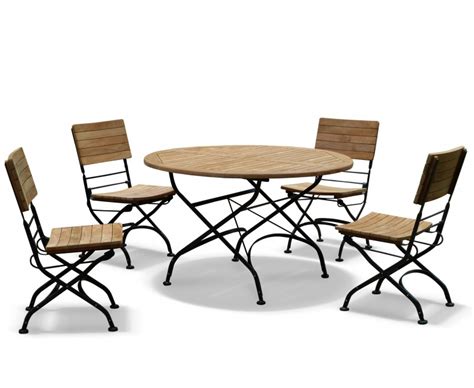 Bistro Round Folding Table and Chairs Set