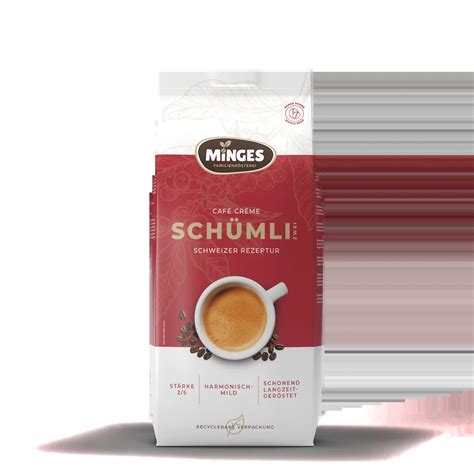 Café Crème Schümli 2 Minges Kaffee