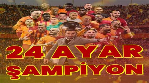 Galatasaray 24 kez şampiyon