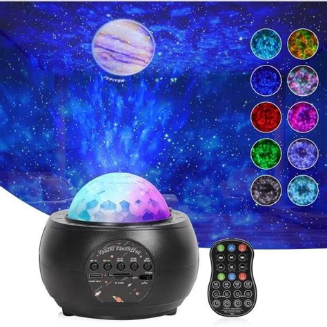 Projecteur Ciel Etoile LED avec 10 Planètes Planetarium Projecteur