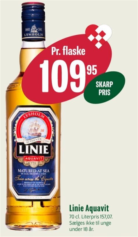 Linie Aquavit Snaps Tilbud Hos Min K Bmand