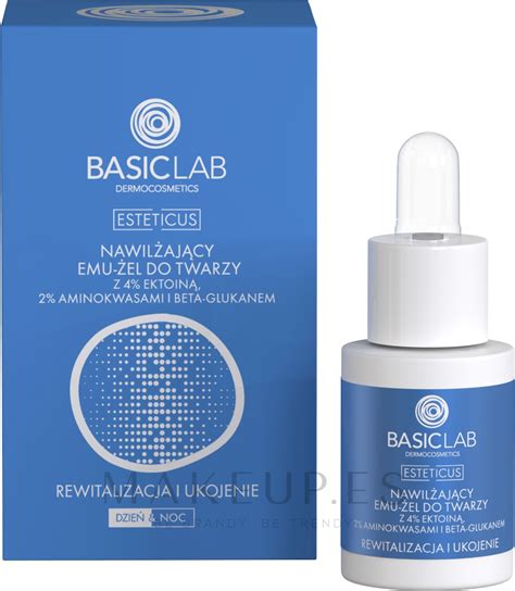 Sérum facial revitalizante con ectoína BasicLab Dermocosmetics