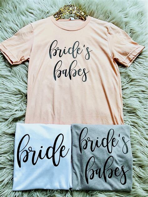 Bachelorette Party Shirt Brides Babes Shirt Babe Of Honor Etsy