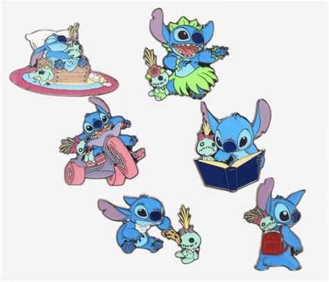 Lilo Stitch Scrump Fun Blind Box Pins At Hot Topic Disney Pins Blog
