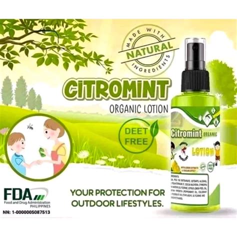 Citronella Mosquito Repellant Lotion 100ml Fda Approved Deet Free Lazada Ph