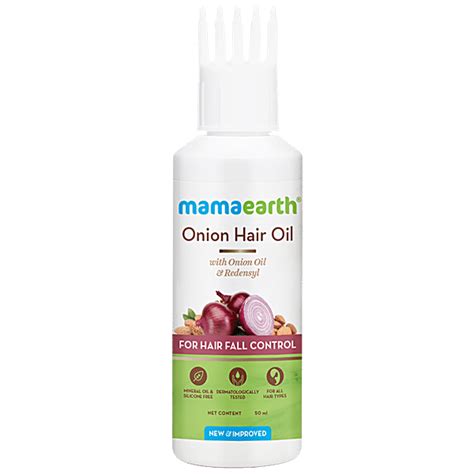 Buy Mamaearth Onion Hair Oil With Redensyl Controls Hair Fall