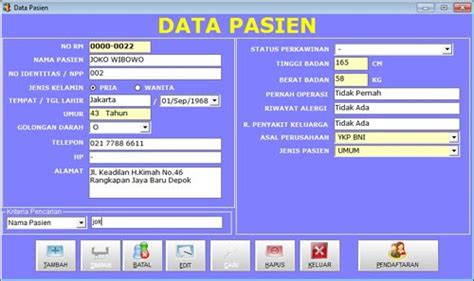 Detail Contoh Sistem Informasi Rumah Sakit Koleksi Nomer