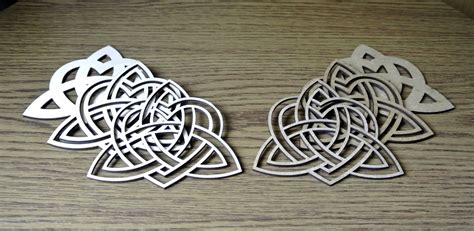 W Celtic Knot Heart Cnc Laser Router Scroll Saw Pattern Svg Dxf Pdf