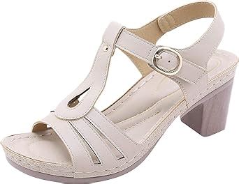 Baofuba Sandalen Damen Sommer Frauen Dicke Ferse Sandaletten Offene