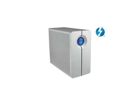 LaCie 2big 10TB Dual 10Gb S Thunderbolt 2 Bay RAID External Hard Drive