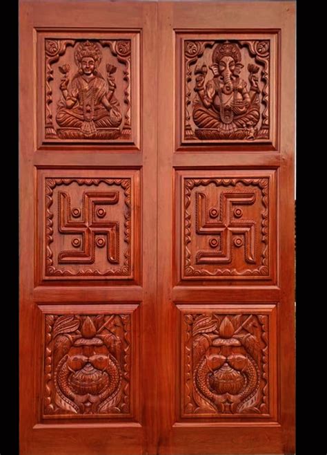 Wooden Carved Main Door For Nepali House Ft X Ft