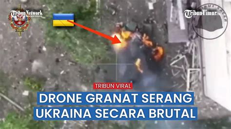 Tank Ukraina Dilempari Granat Dari Uav Pasukan Khusus Ke Rusia Youtube