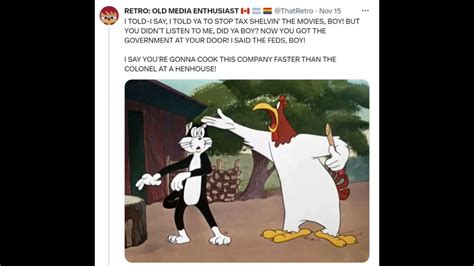 Foghorn Did Warn Them Lol Looney Tunes Twitter X Meme Reading