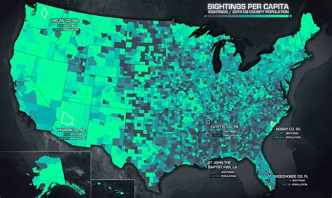 Ufo Sightings Map 2023