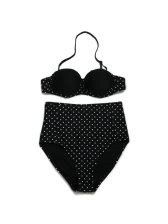 Summer Sexy Polka Dot Backless Bikini