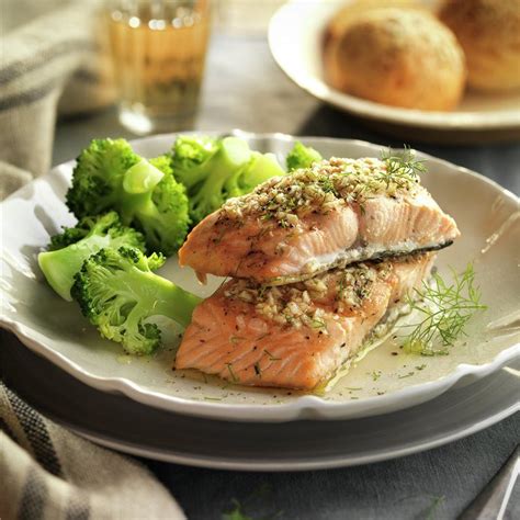 Salm N Al Horno Con Br Coli Receta Salmon Al Horno Recetas Para