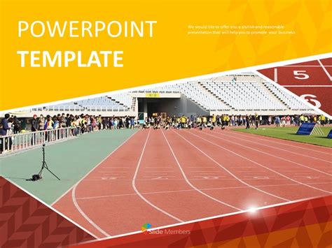 Free Design Template Running Trackpptslides