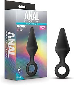 Amazon Blush Novelties Anal Adventures Platinum Silicone Plug Tapered Butt Plug For Safe